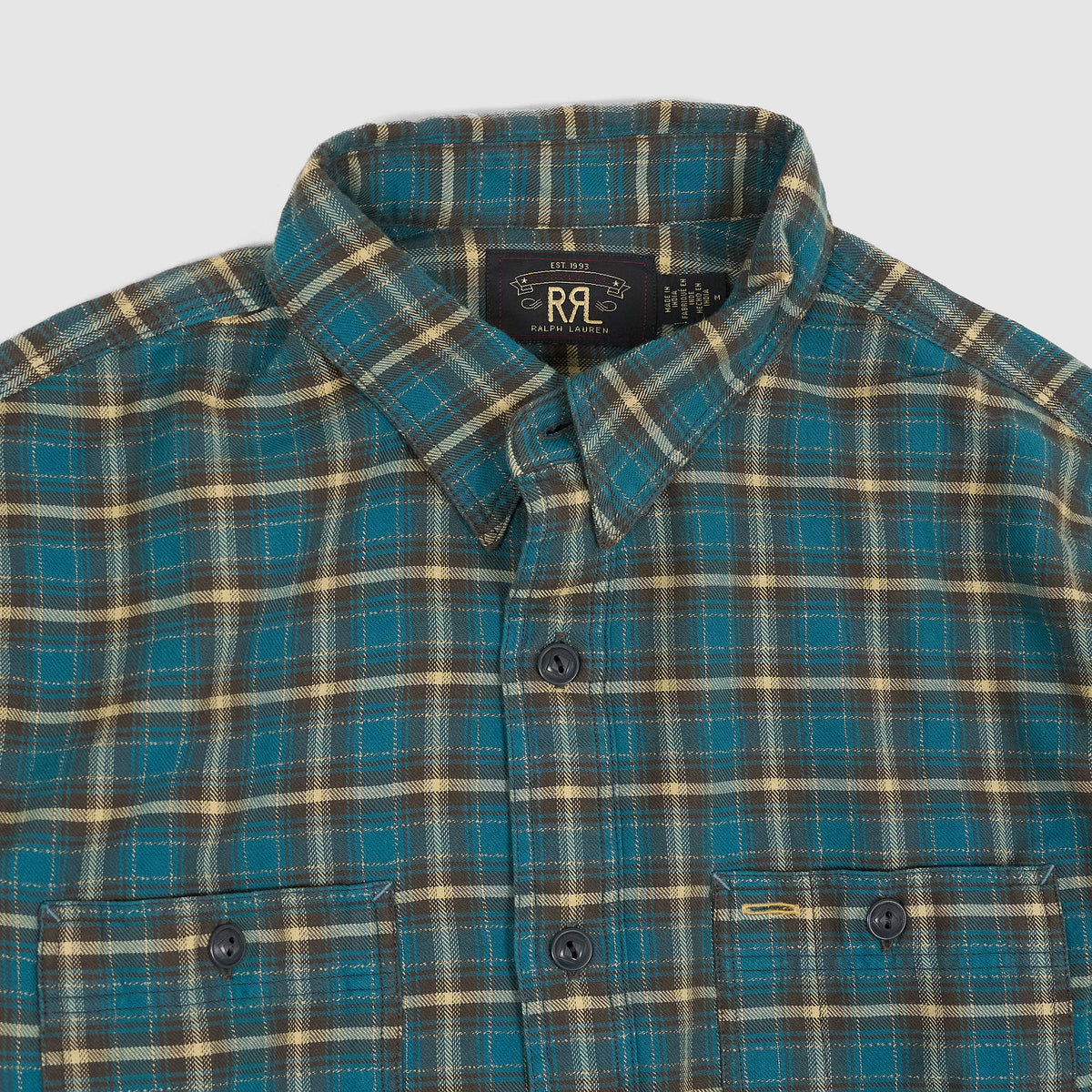 Double RL Plaid Work Shirt