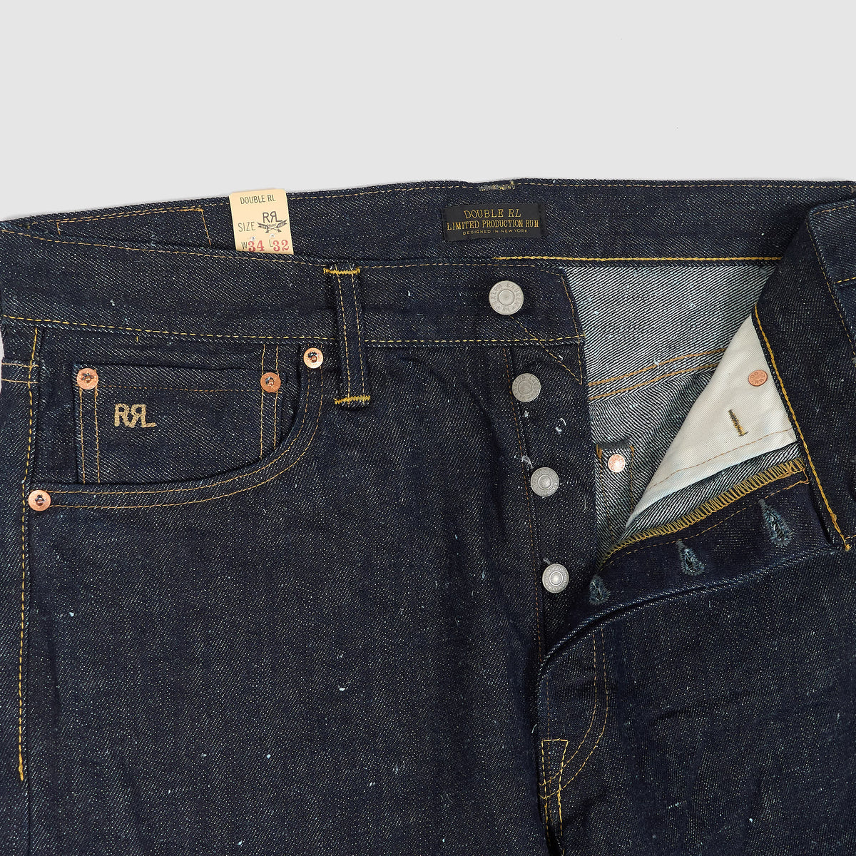Double RL 5-Pocket Straight Leg "Limited Run" Jeans