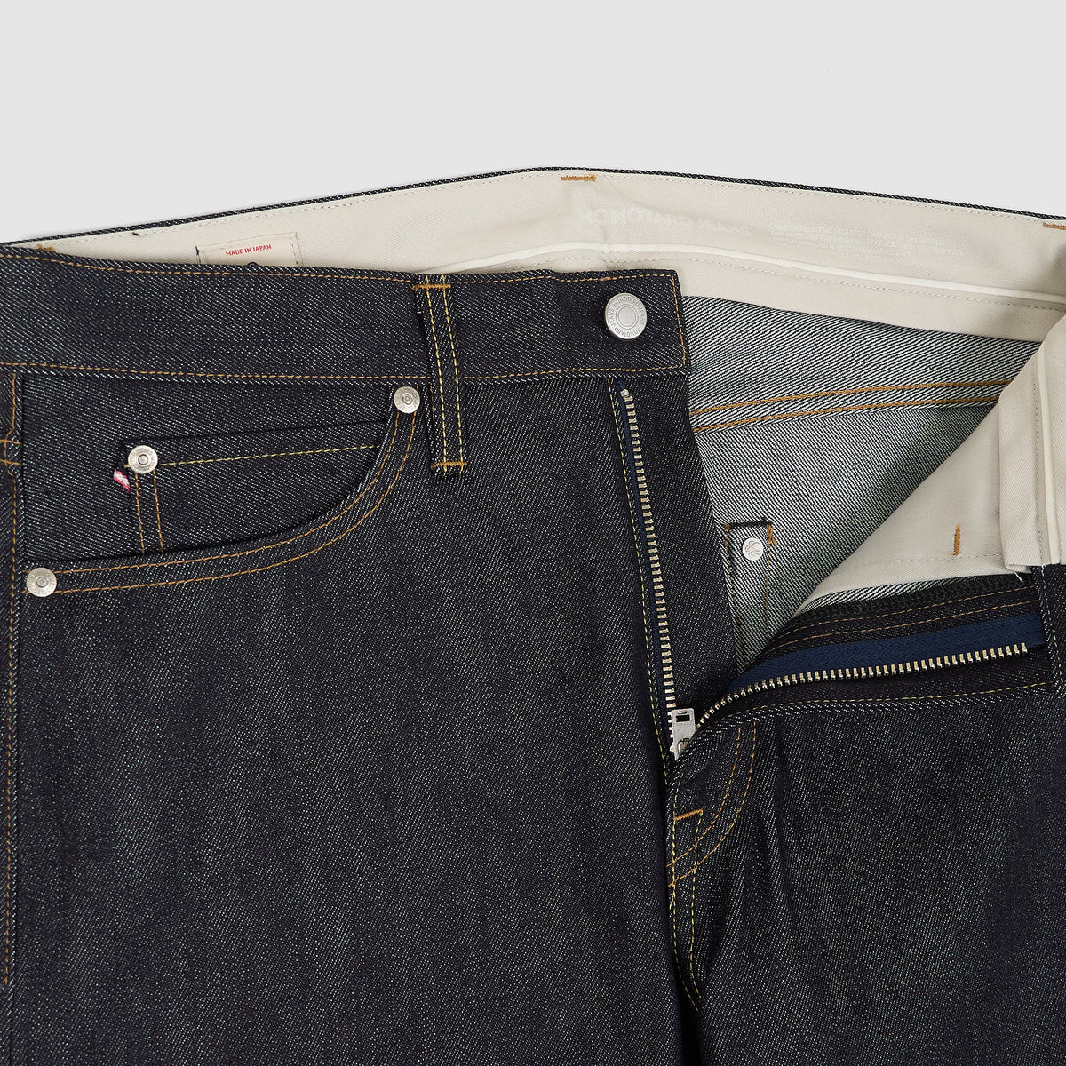 Momotaro Premium Japanese Denim 15oz Straight Fit Silk Jeans