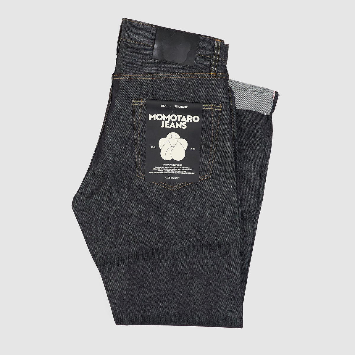 Momotaro Premium Japanese Denim 15oz Straight Fit Silk Jeans