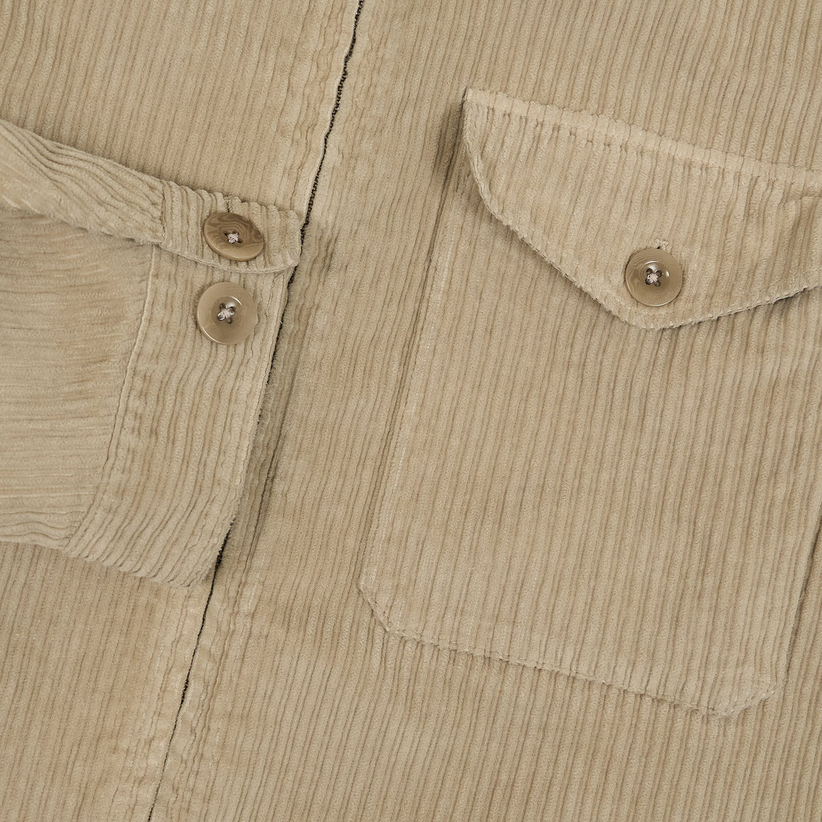 Ten C Mid Layer Corduroy Overshirt Jacket