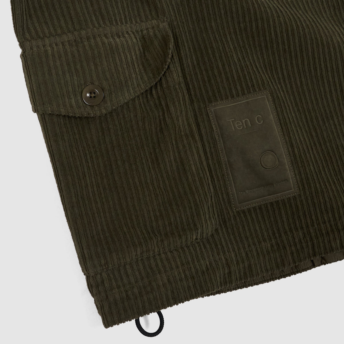 Ten C Mid Layer Corduroy Overshirt Jacket
