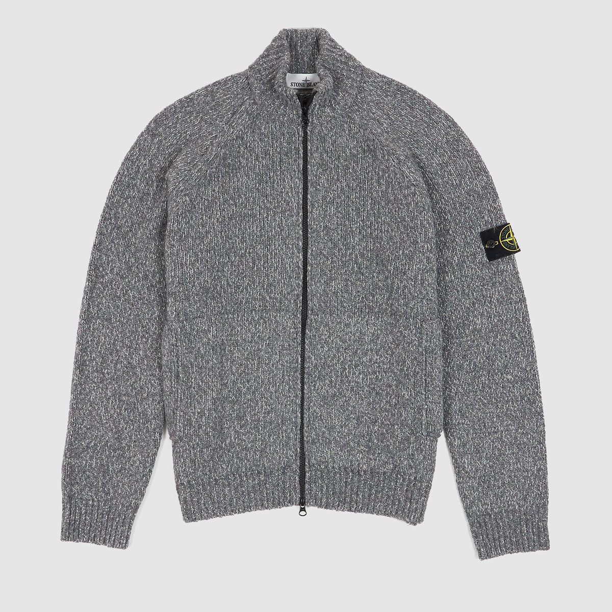 Stone Island Knitted Full Zip Mid Layer Cardigan