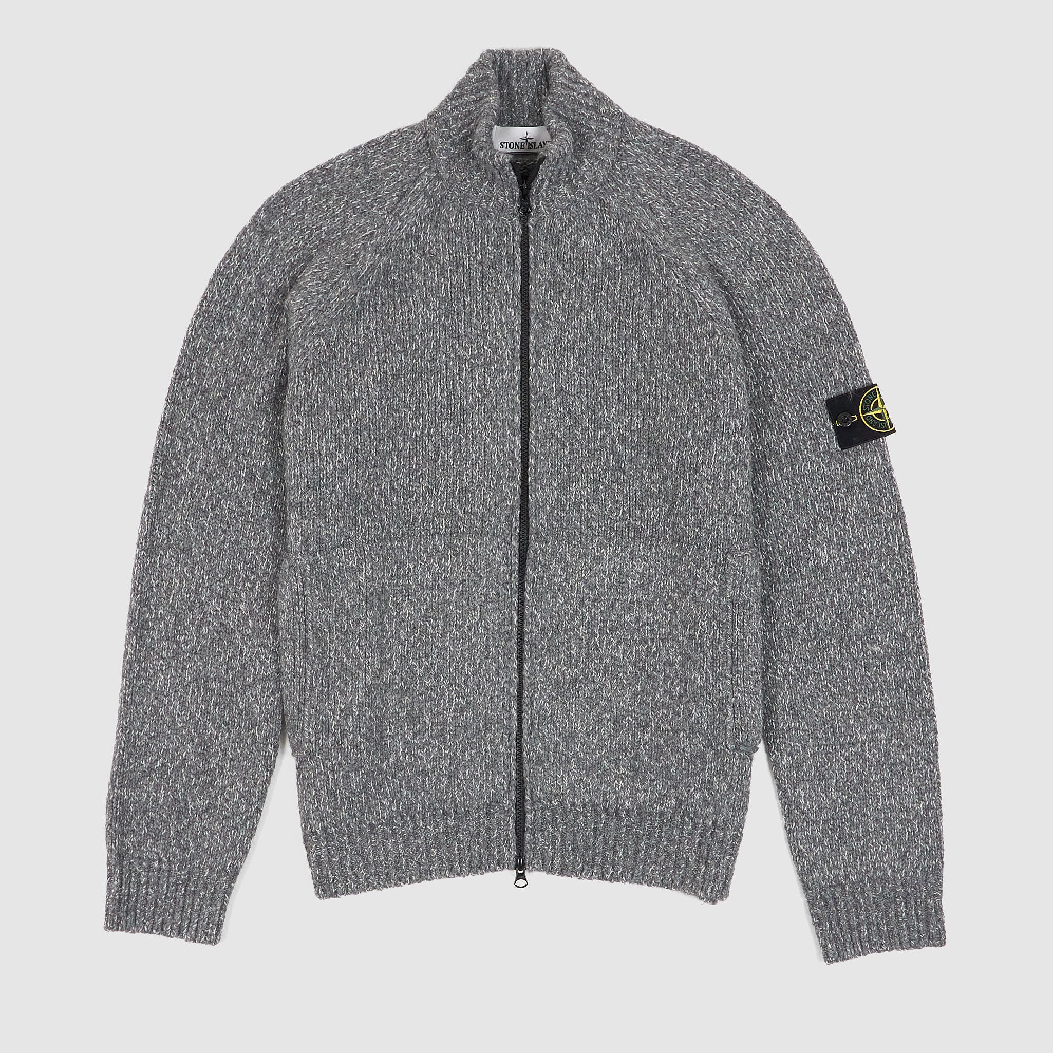 Stone Island Knitted Full Zip Mid Layer Cardigan - DeeCee style