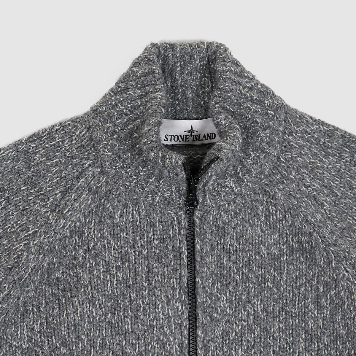 Stone Island Knitted Full Zip Mid Layer Cardigan