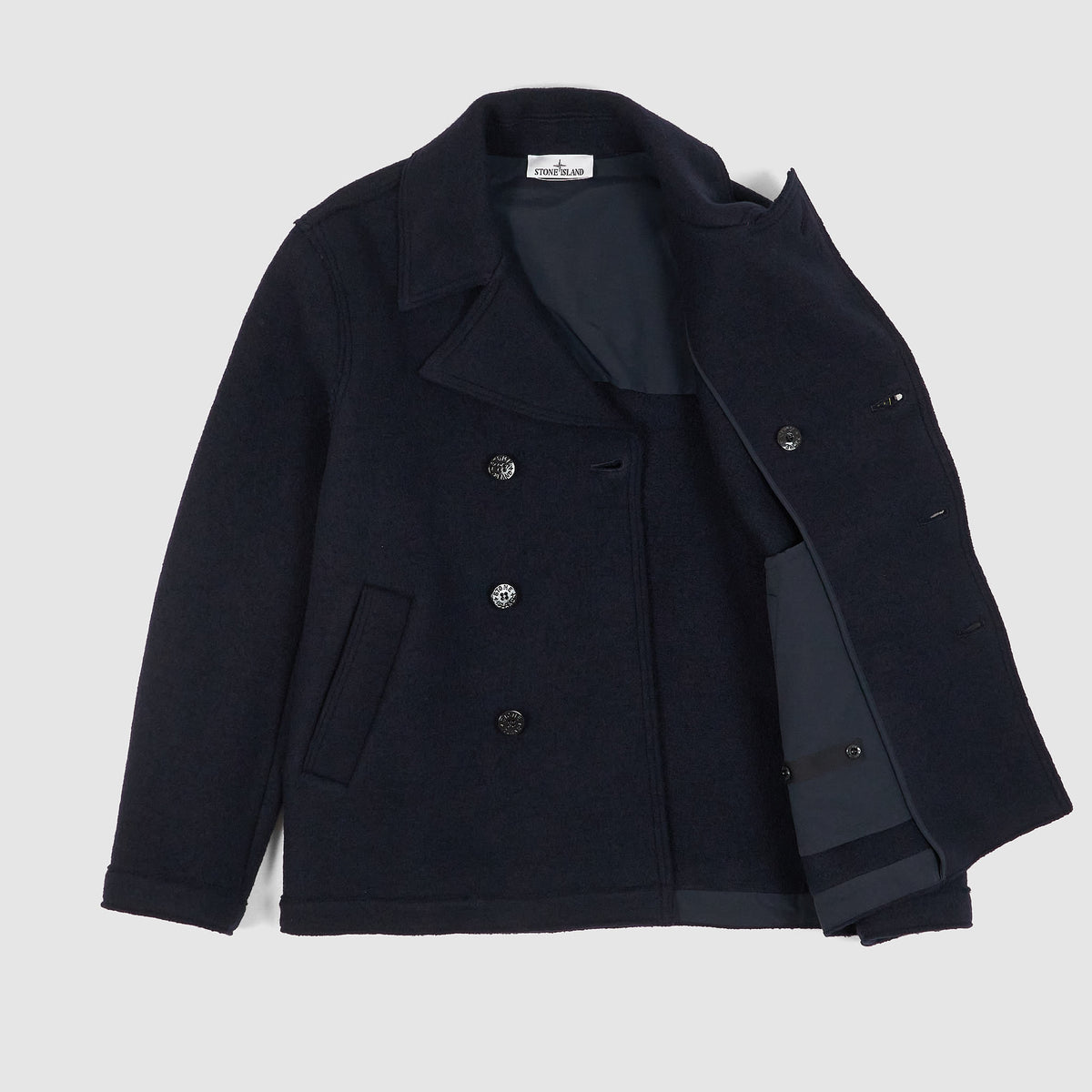 Stone Island Knitted Heavy Wool P-Coat
