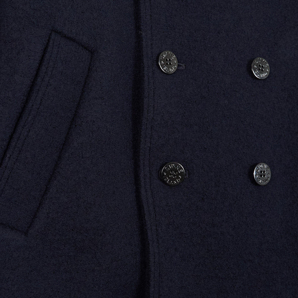 Stone Island Knitted Heavy Wool P-Coat