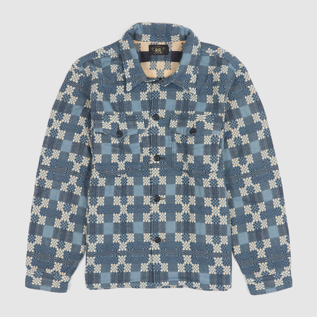 Double RL Jacquard Woven Overshirt