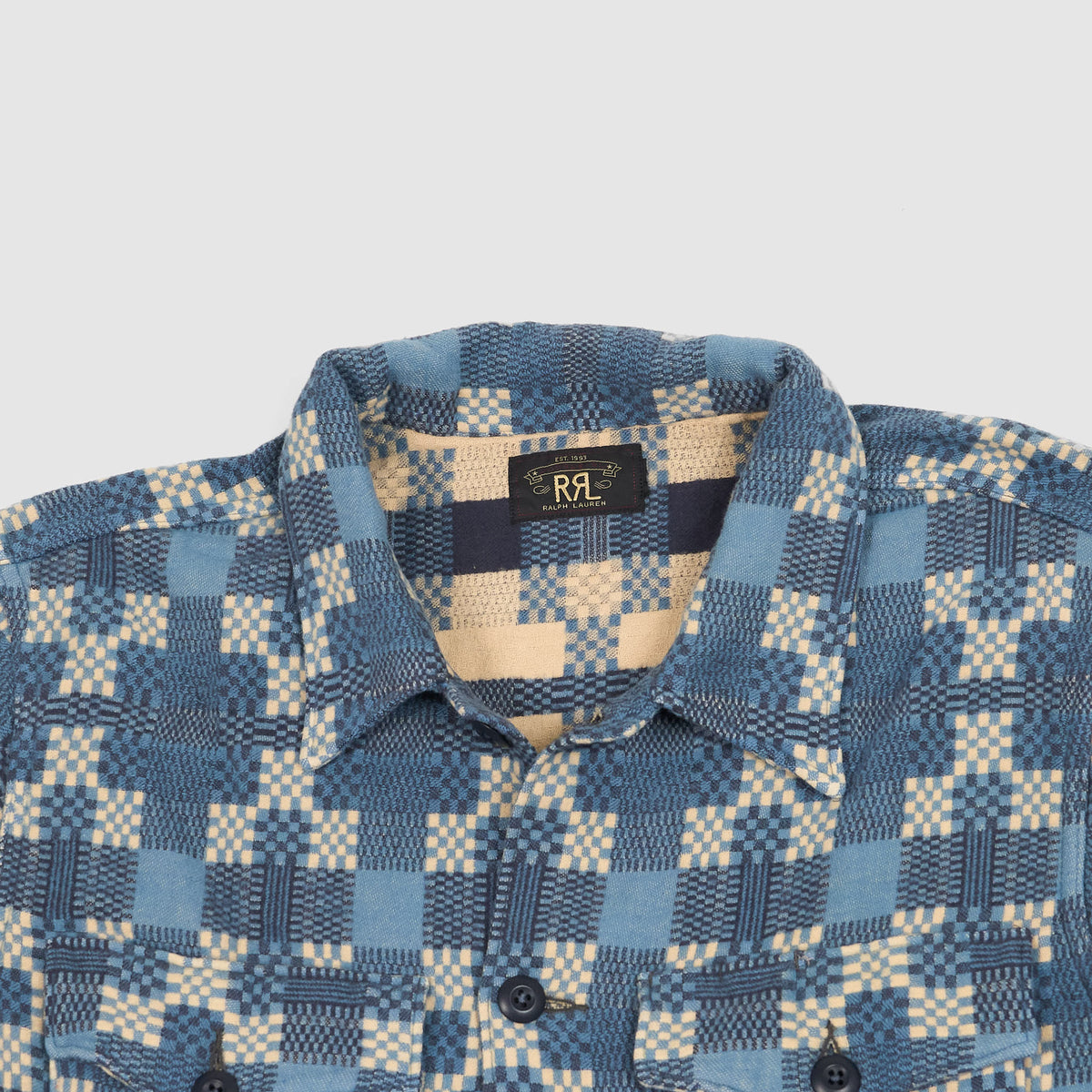 Double RL Jacquard Woven Overshirt