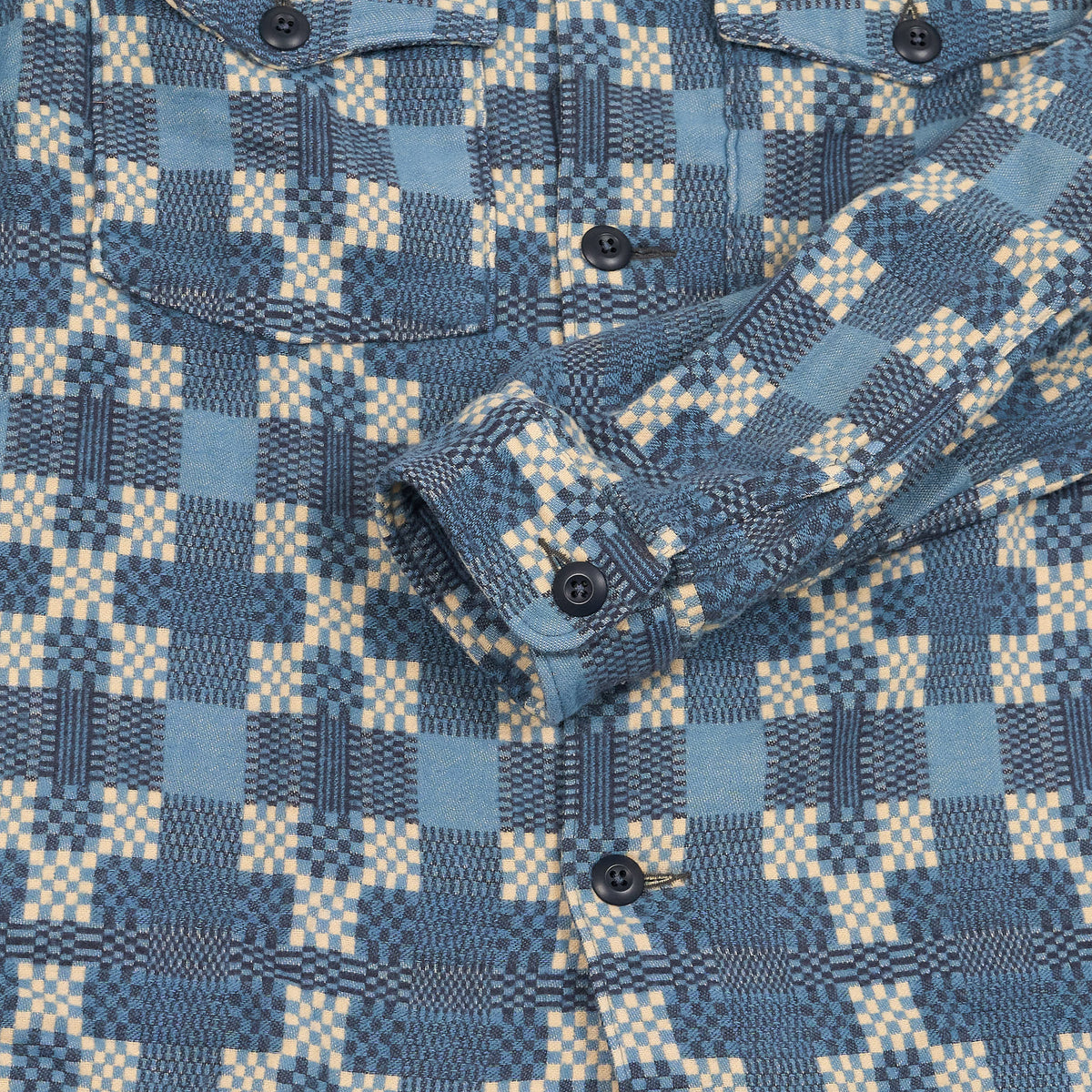Double RL Jacquard Woven Overshirt