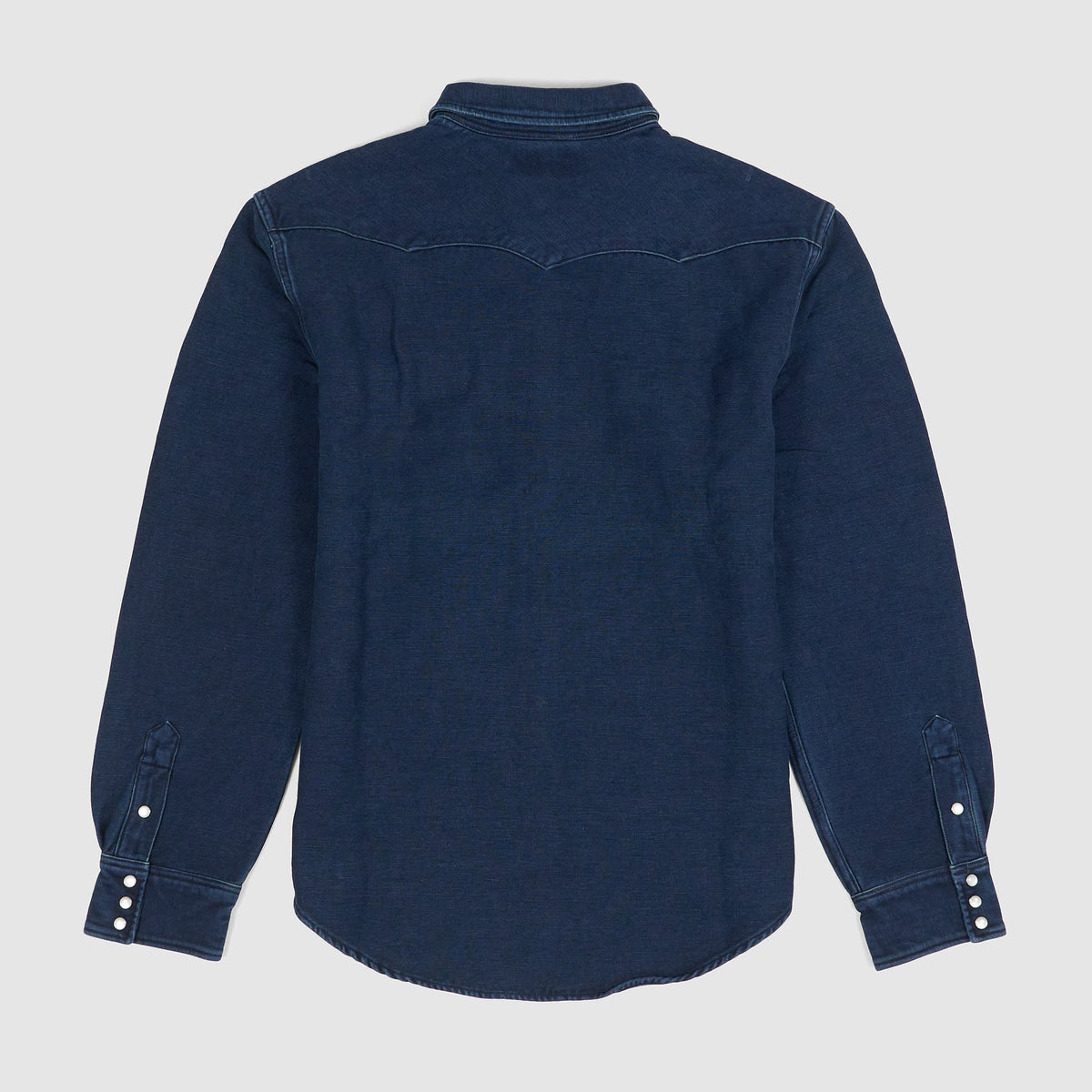 Double RL Indigo Cotton Chamois Canvas Shirt