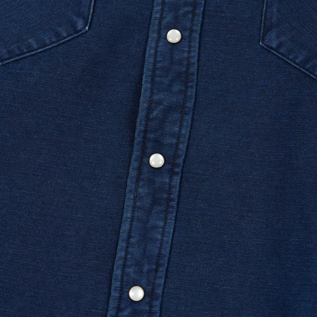 Double RL Indigo Cotton Chamois Canvas Shirt
