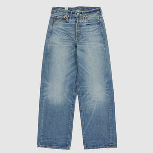 Double RL Ladies 5-Pocket Relaxed Boyfriend Wide Leg Jeans