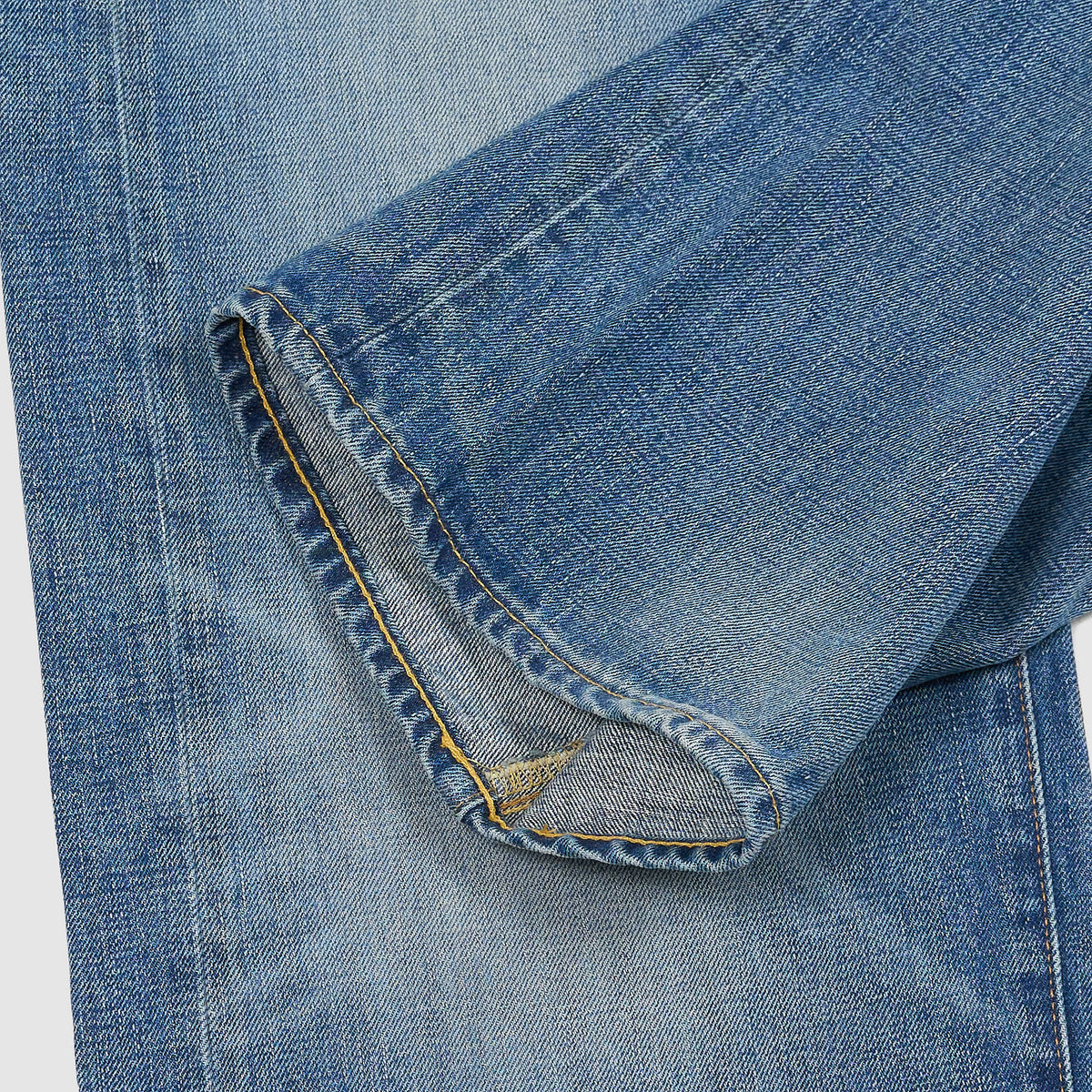 Double RL Ladies 5-Pocket Relaxed Boyfriend Wide Leg Jeans