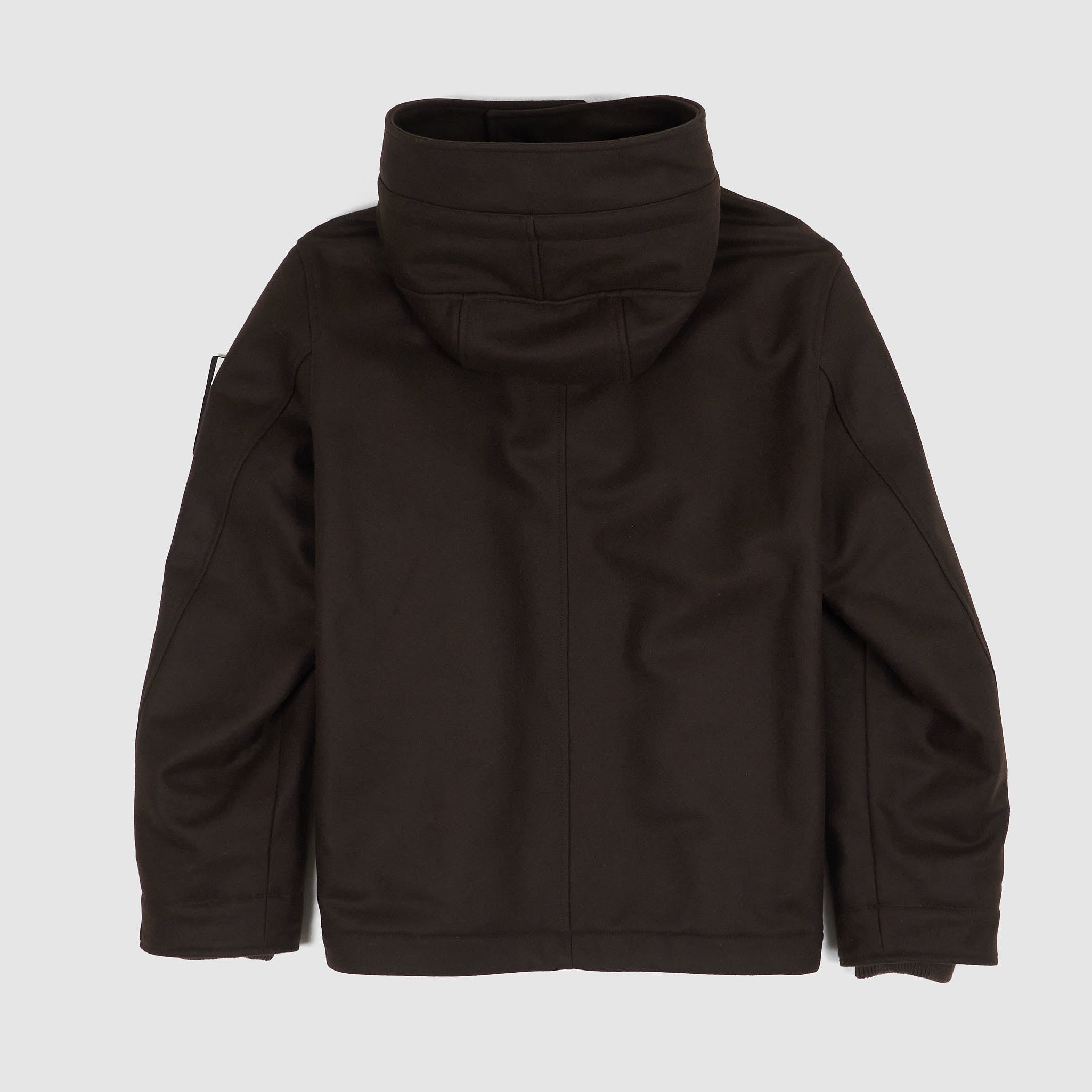 Stone Island Ghost Piece Wool Blend Flannel Parka - DeeCee style