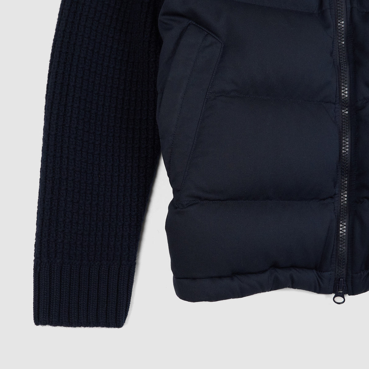 Stone Island Ghost Piece Twill Wool-TC Knitted Jacket