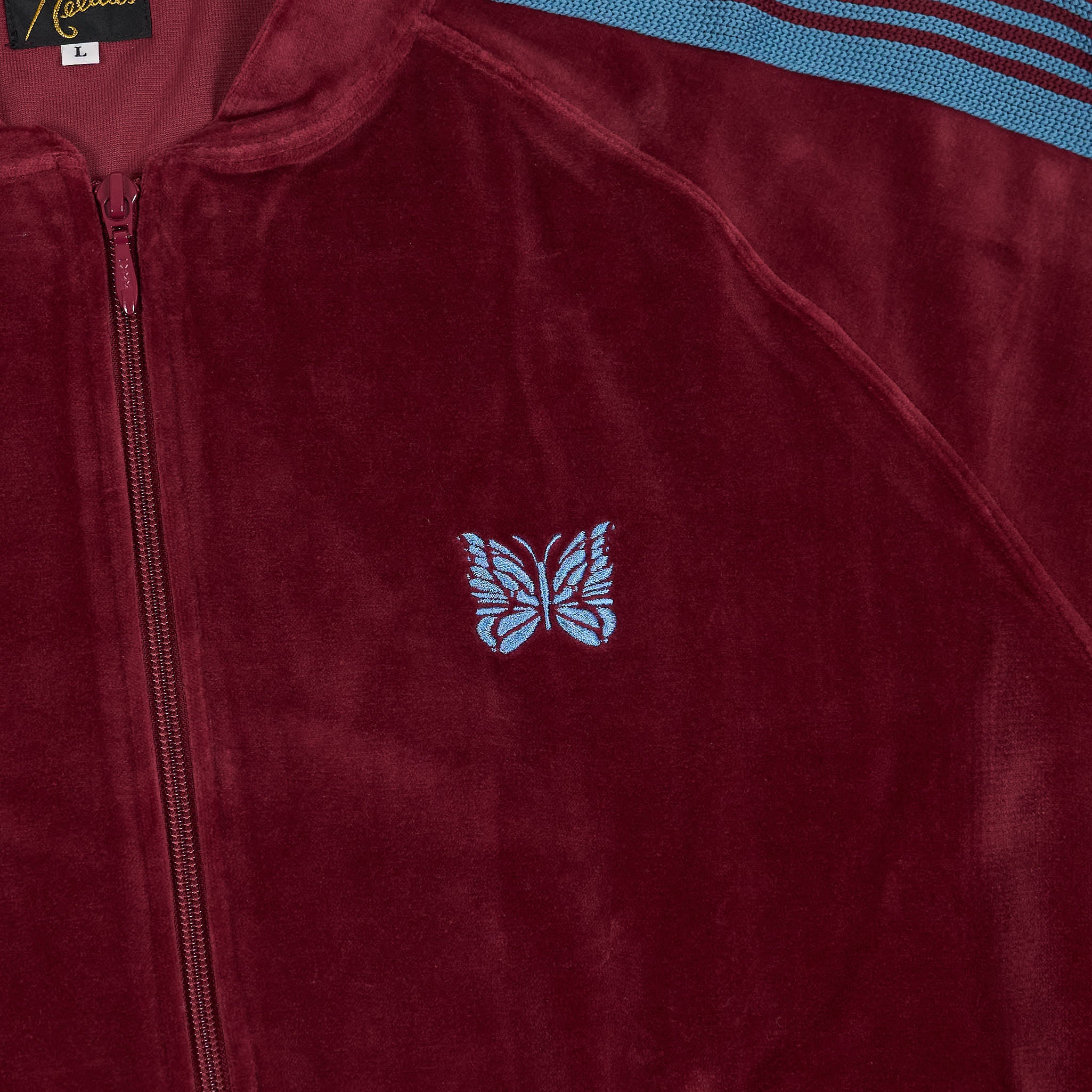Needles Japan Velours Rib Collar Track Jacket - DeeCee style