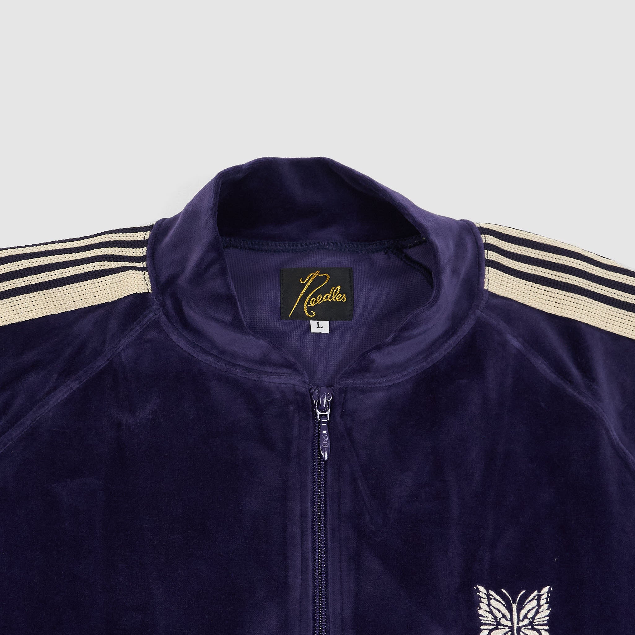 Needles Japan Velours Rib Collar Track Jacket - DeeCee style
