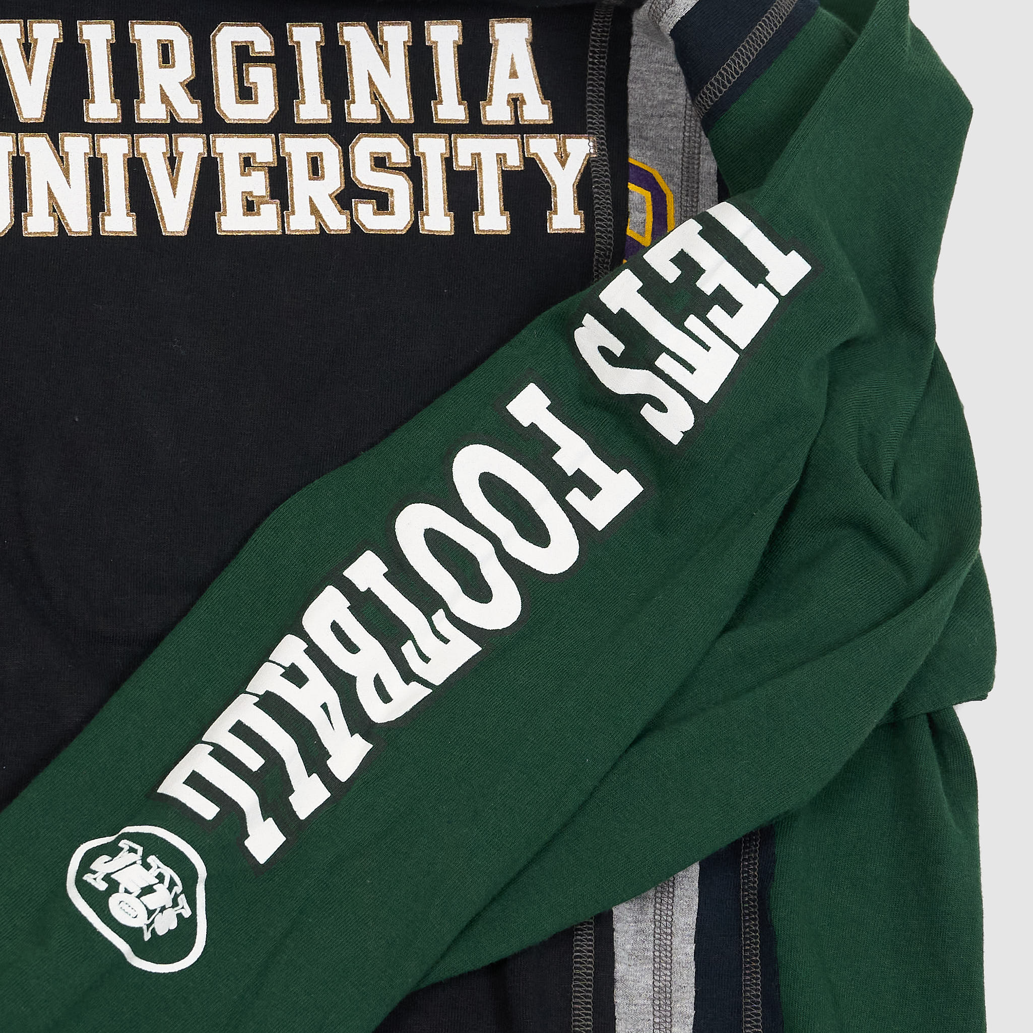 Needles Rebuild Long Sleeve College T-Shirt - DeeCee style