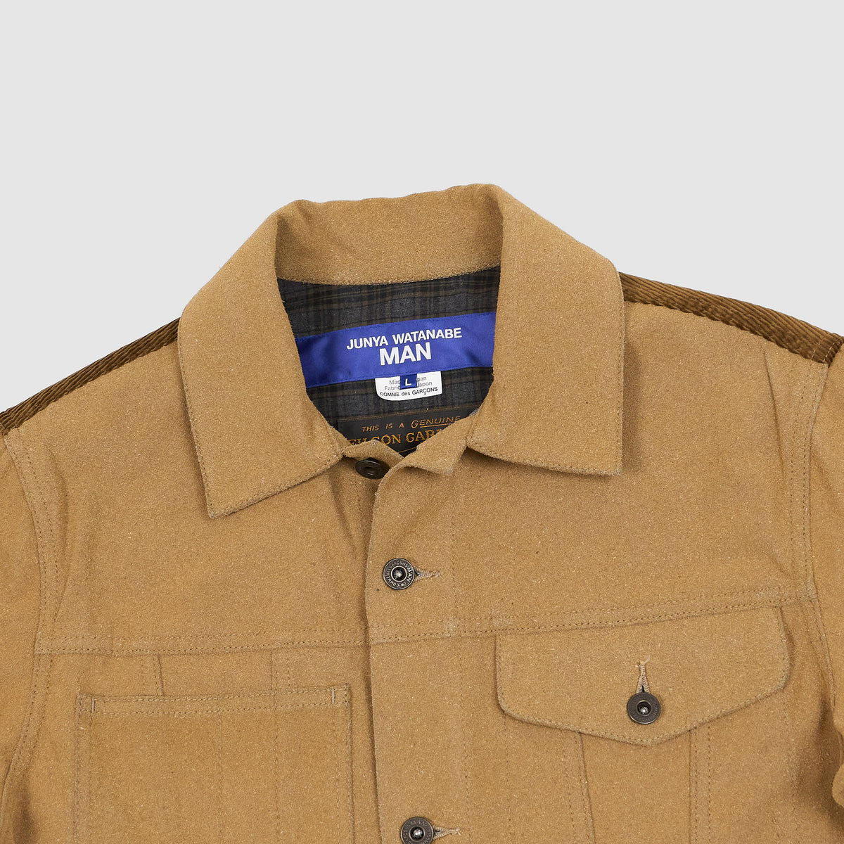 Junya Watanabe MAN x Filson Two Tone Coated Denim Jacket