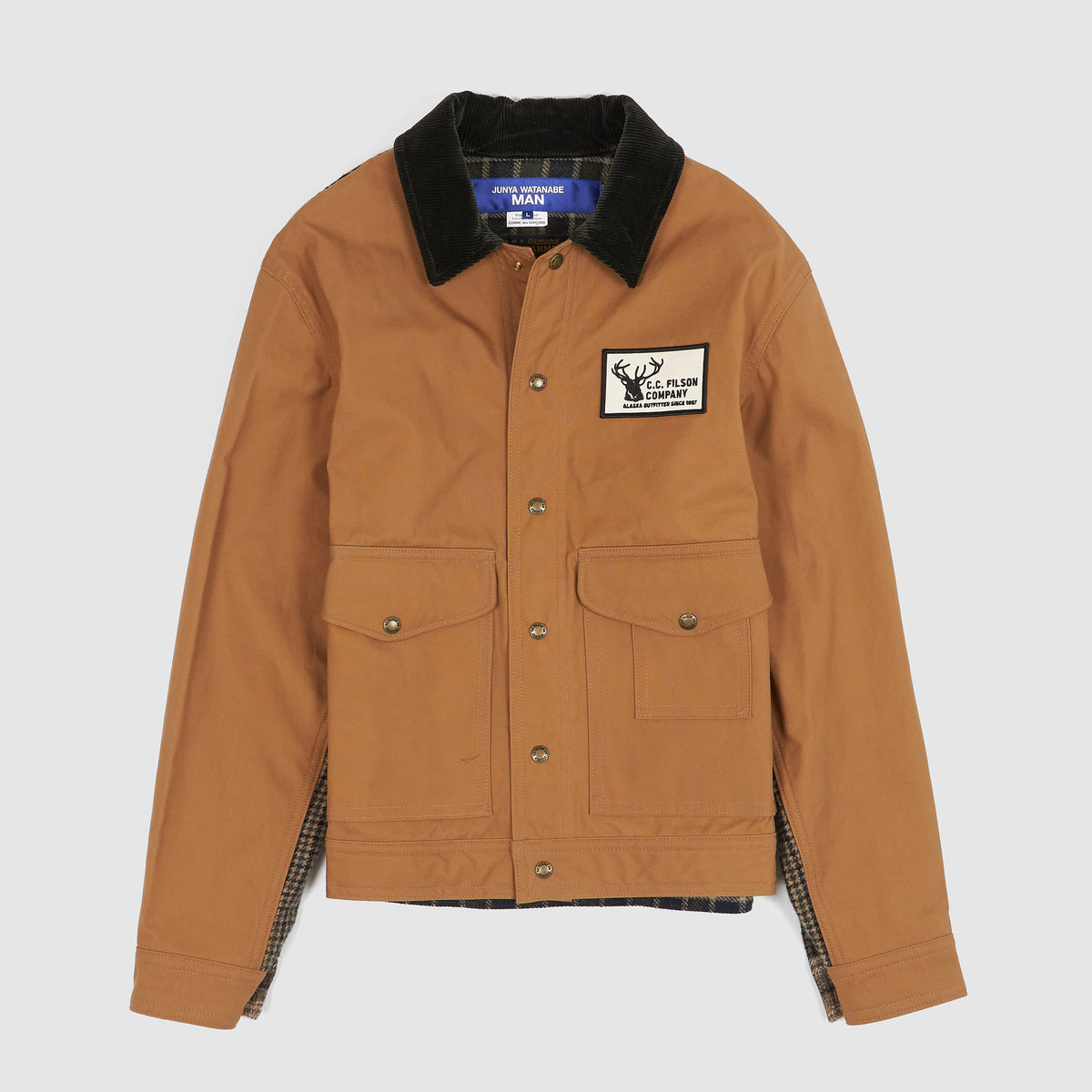 Junya Watanabe MAN x Filson Lumberjack Canvas x Plaid Work Jacket