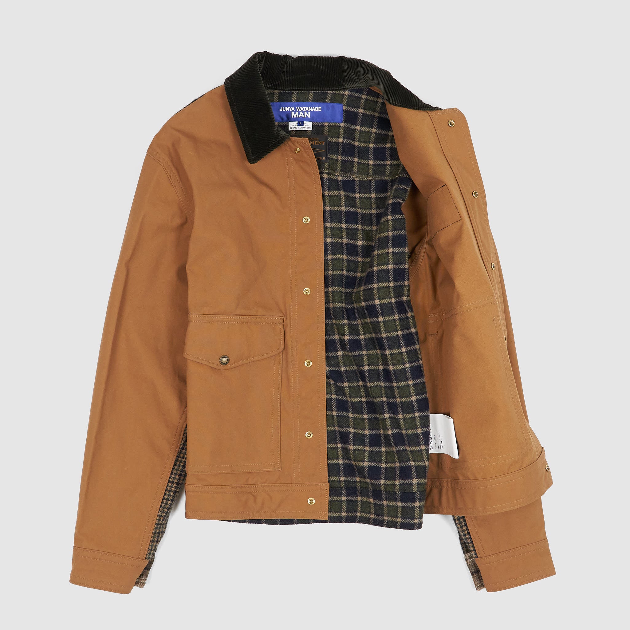 Junya Watanabe MAN x Filson Lumberjack Canvas x Plaid Work Jacket