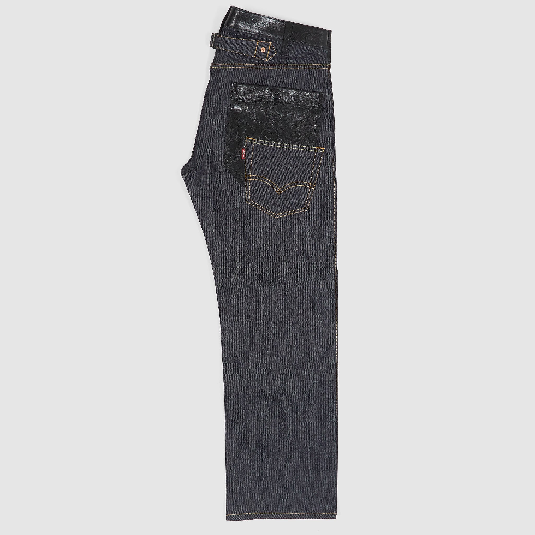 Junya Watanabe MAN x Levi's® 5P Straight Leg Jeans with Leather