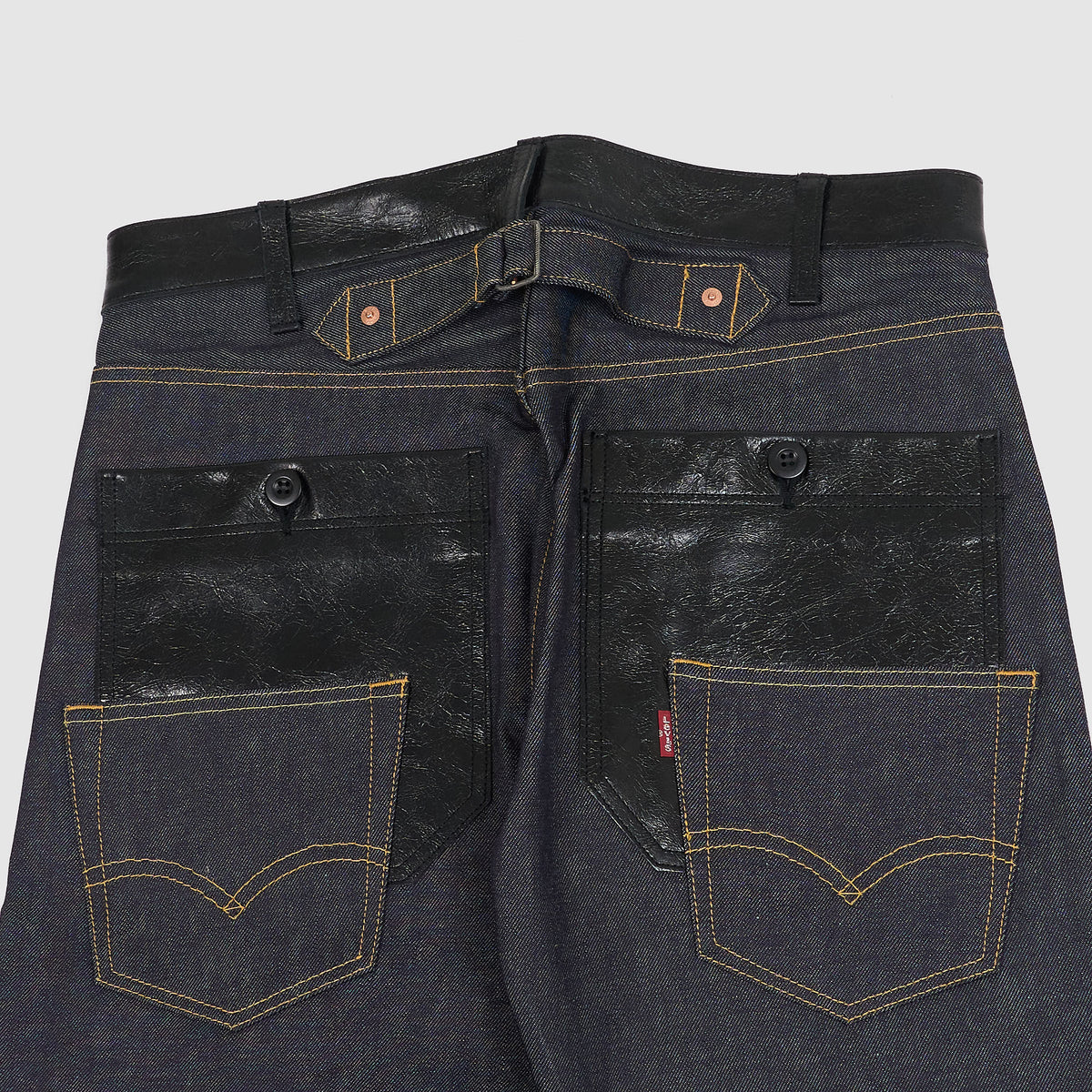 Junya Watanabe MAN x Levi's® 5P Straight Leg Jeans with Leather Applications