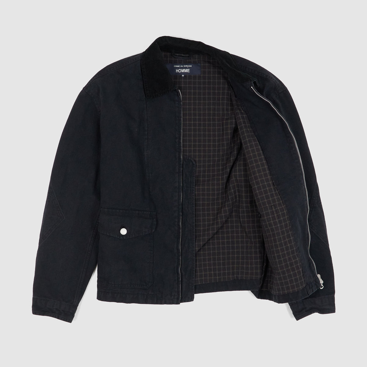 Comme Des Garçons Homme Canvas Car Jacket