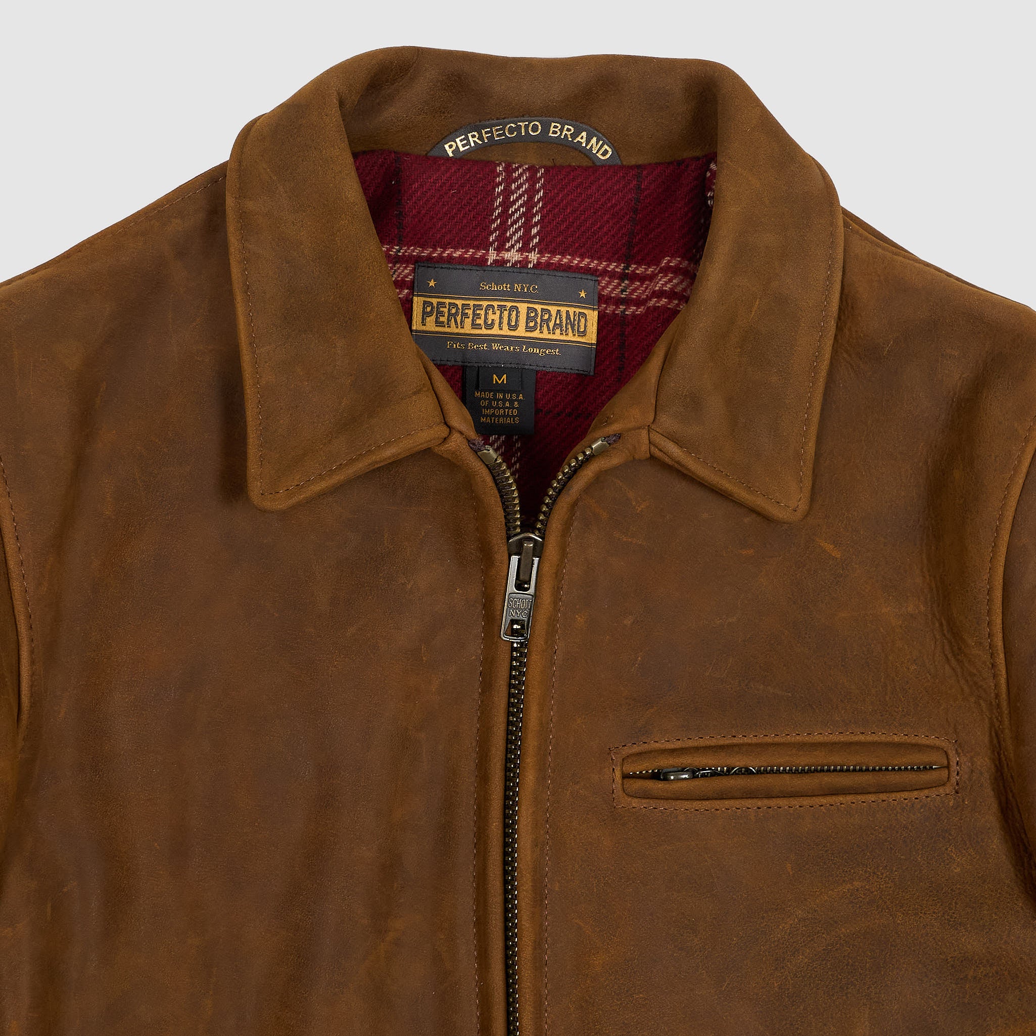 Schott N.Y.C. Heavy Weight Leather Jacket - DeeCee style
