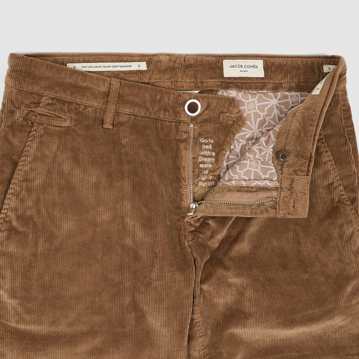 Jacob Cohen Slim Fitted Corduroy Chinos