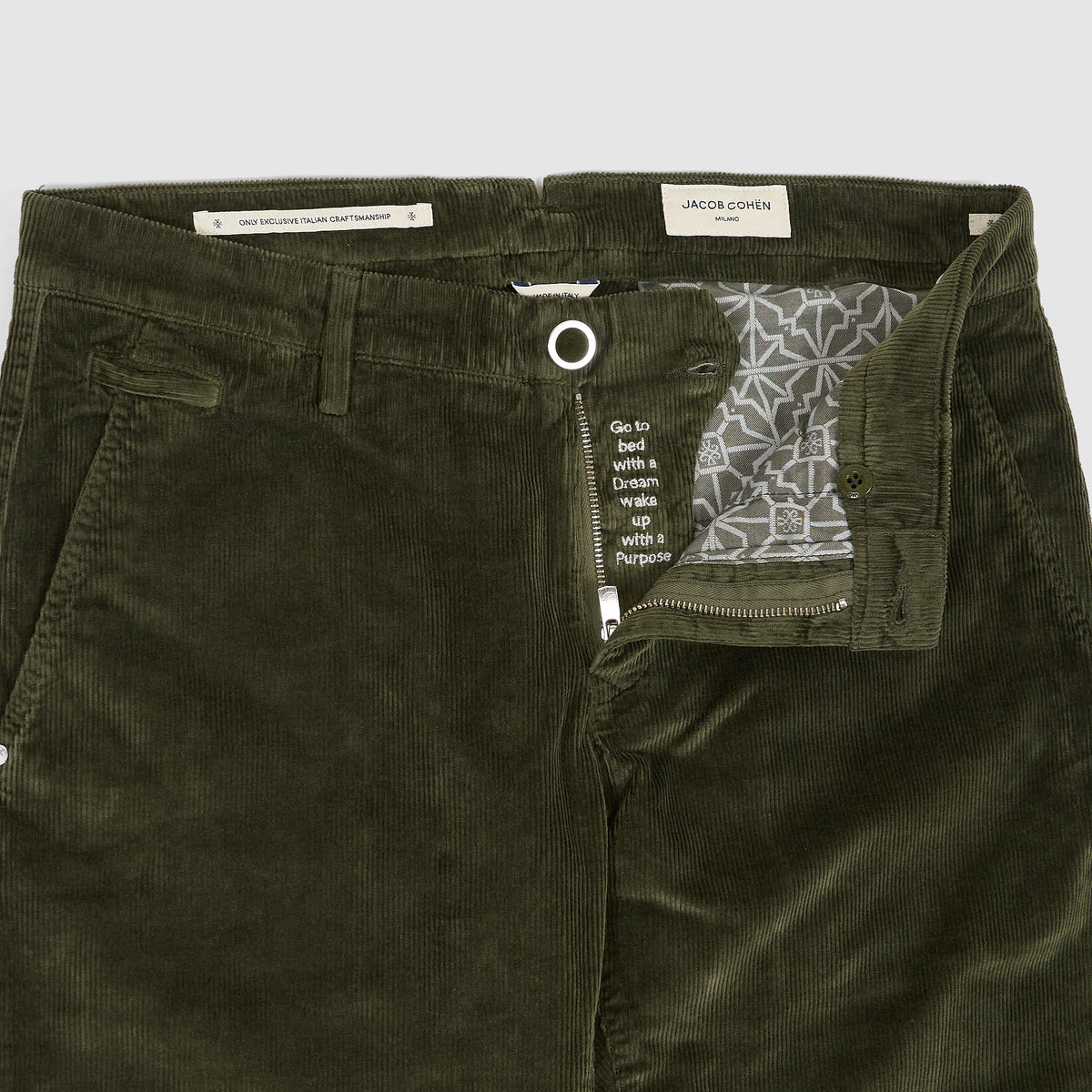 Jacob Cohen Slim Fitted Corduroy Chinos