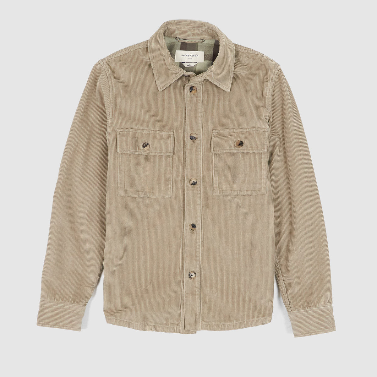 Jacob Cohën Corduroy Light Overshirt Jacket