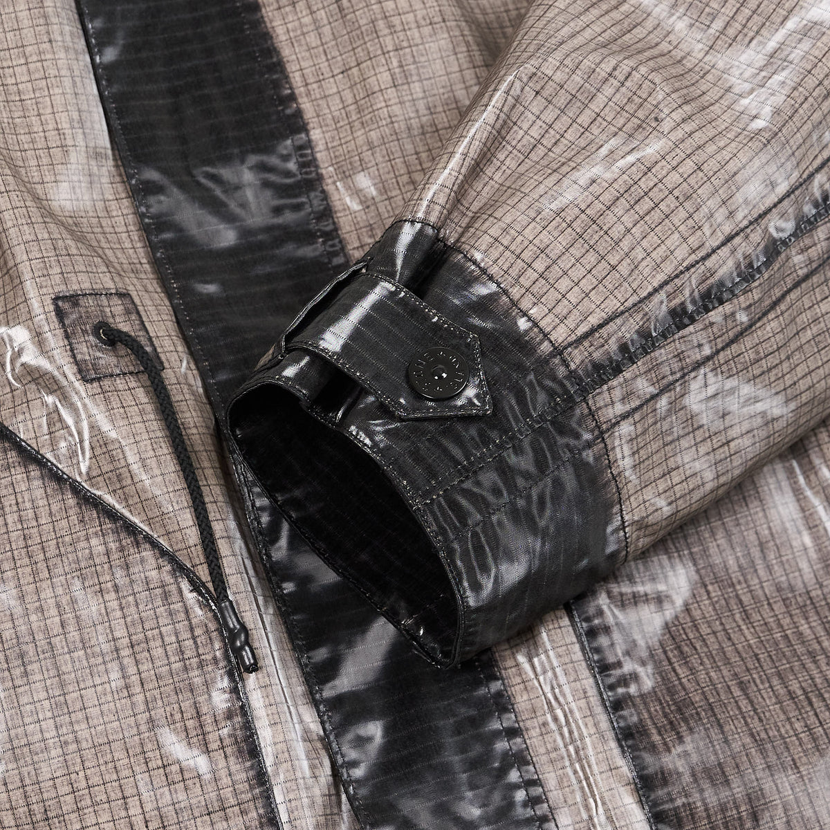 Stone Island Uneven Rip Stop Prismatic Short Parka