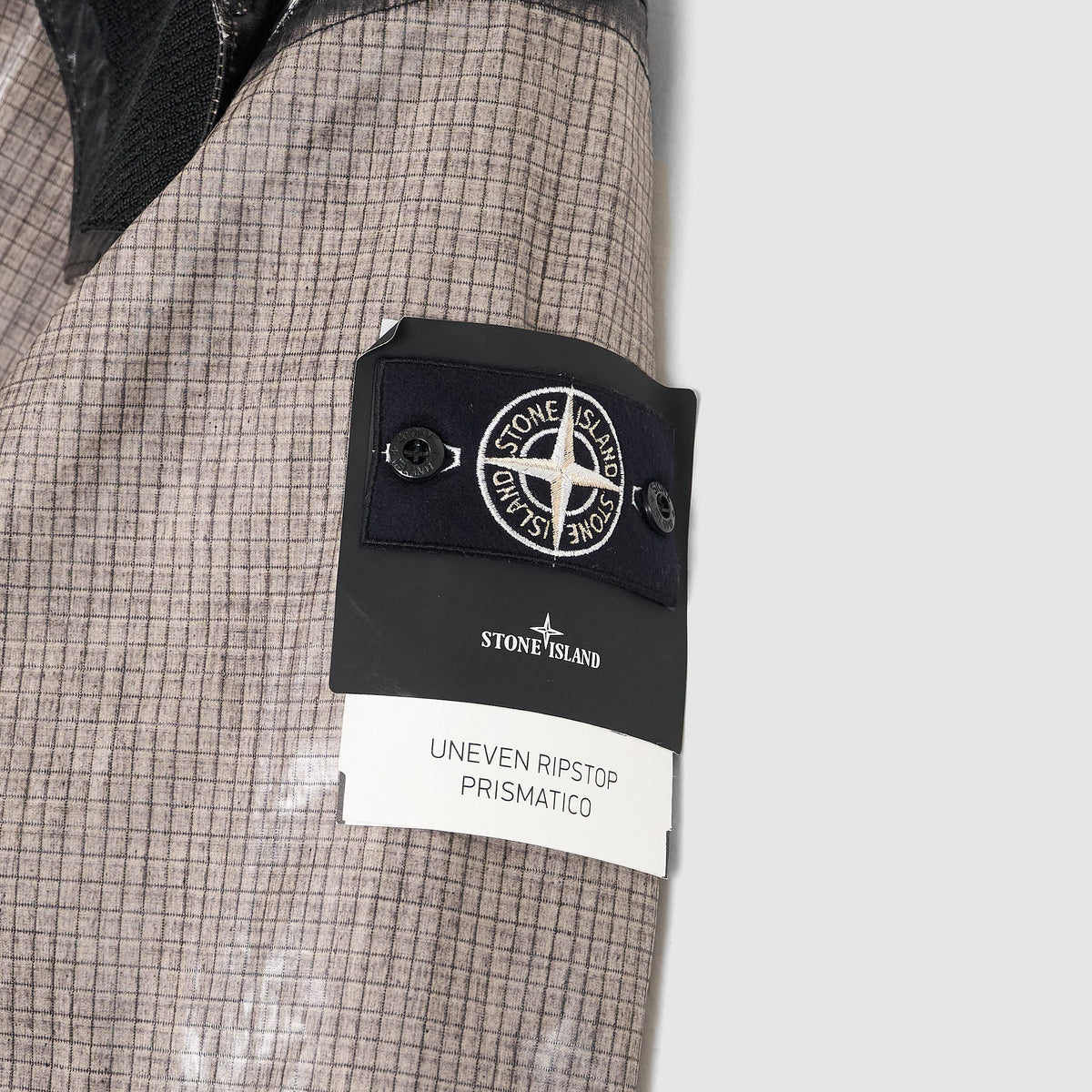 Stone Island Uneven Rip Stop Prismatic Short Parka