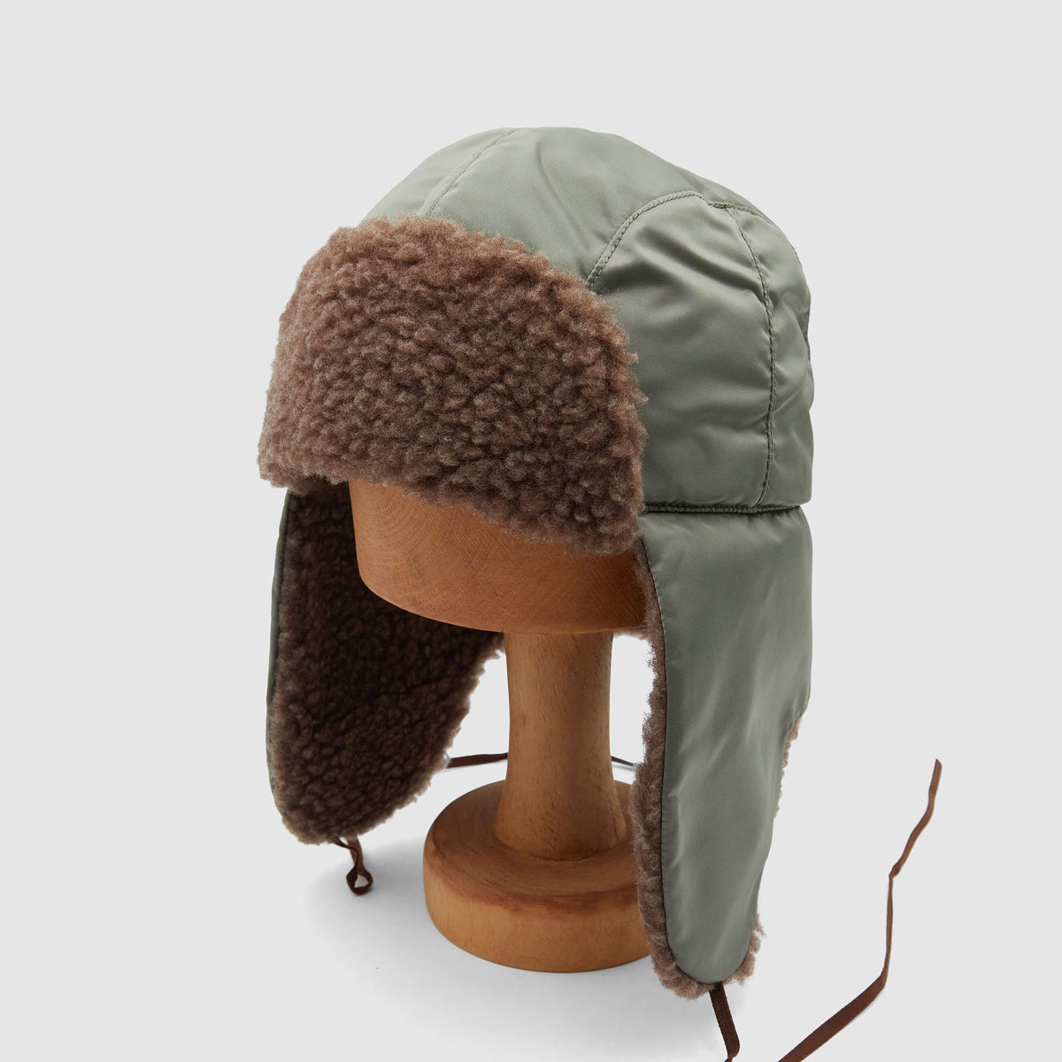 câbleami Military Nylon Twill Boa Aviator Hat