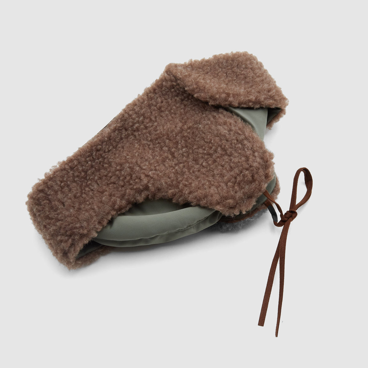 câbleami Military Nylon Twill Boa Aviator Hat