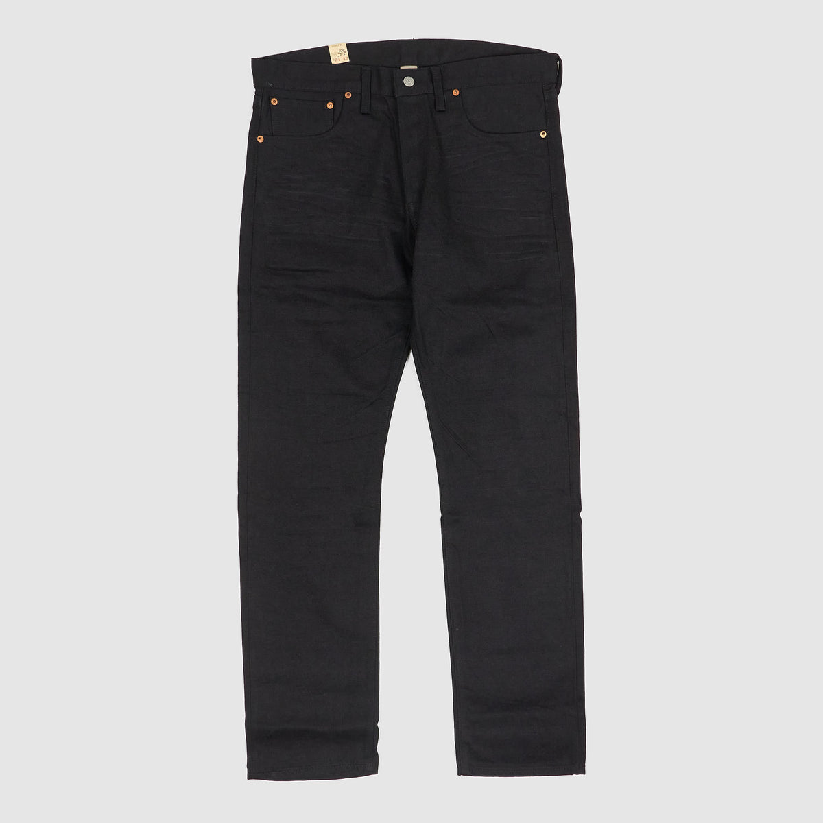 Double RL 5-Pocket Black Selvedge Slim Jeans