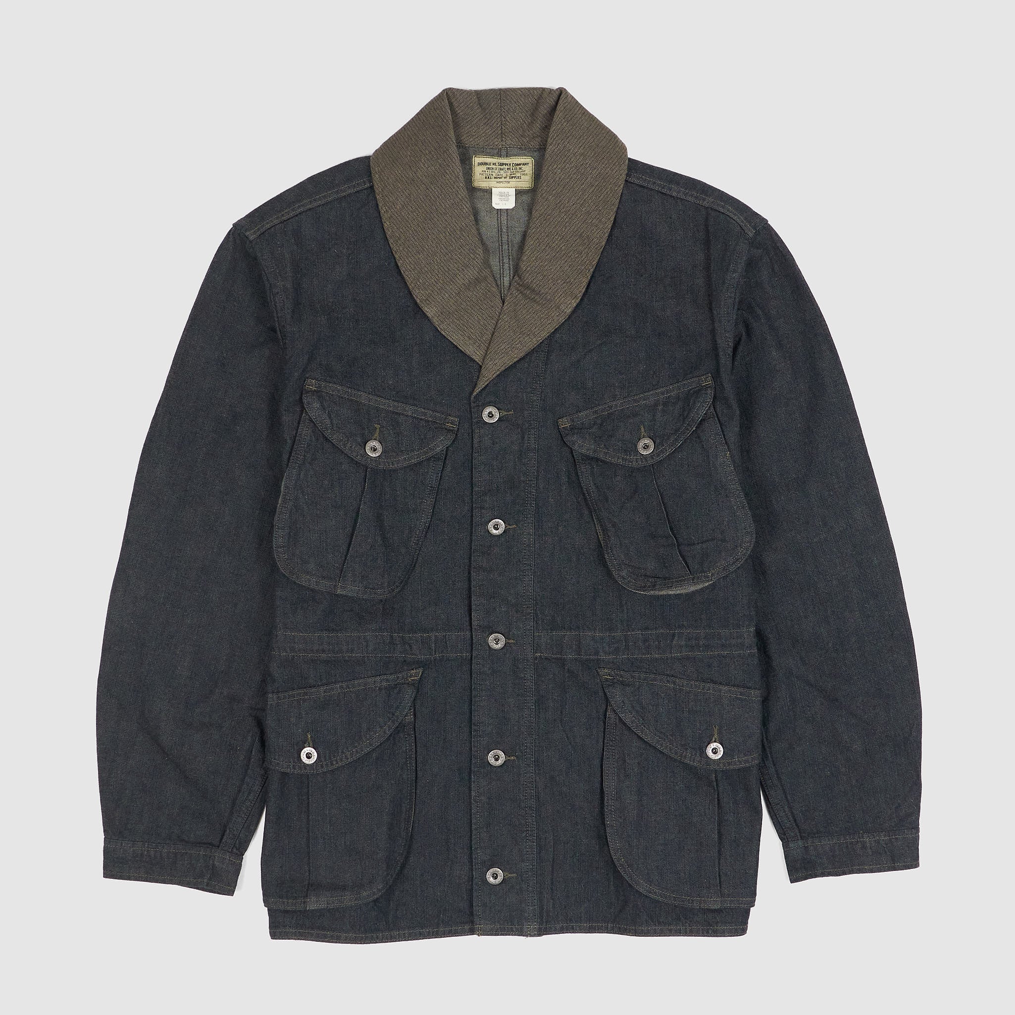 d*7様 DOUBLE RL VERSITY JACKET Double RL Short Denim Field Jacket - DeeCee style
