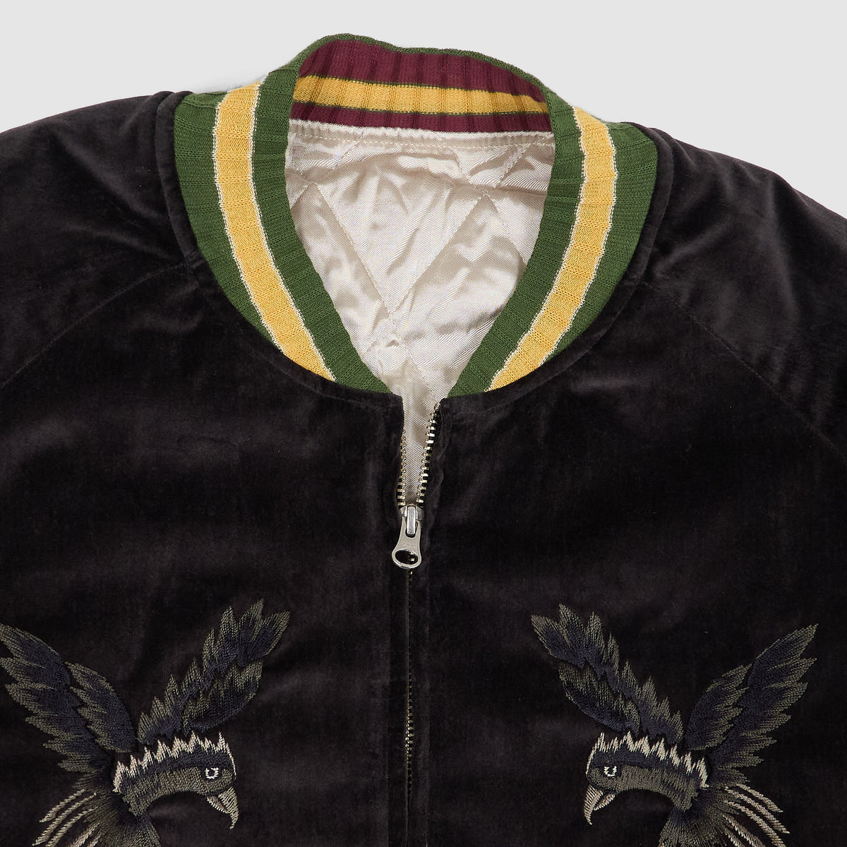 Kapital Velveteen Raven & Skull Souvenir Jacket