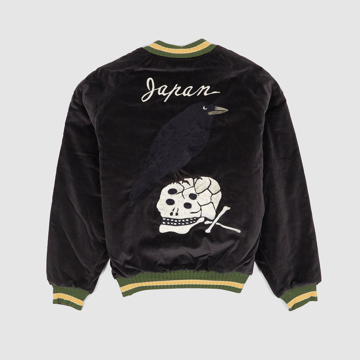 Kapital Velveteen Raven & Skull Souvenir Jacket