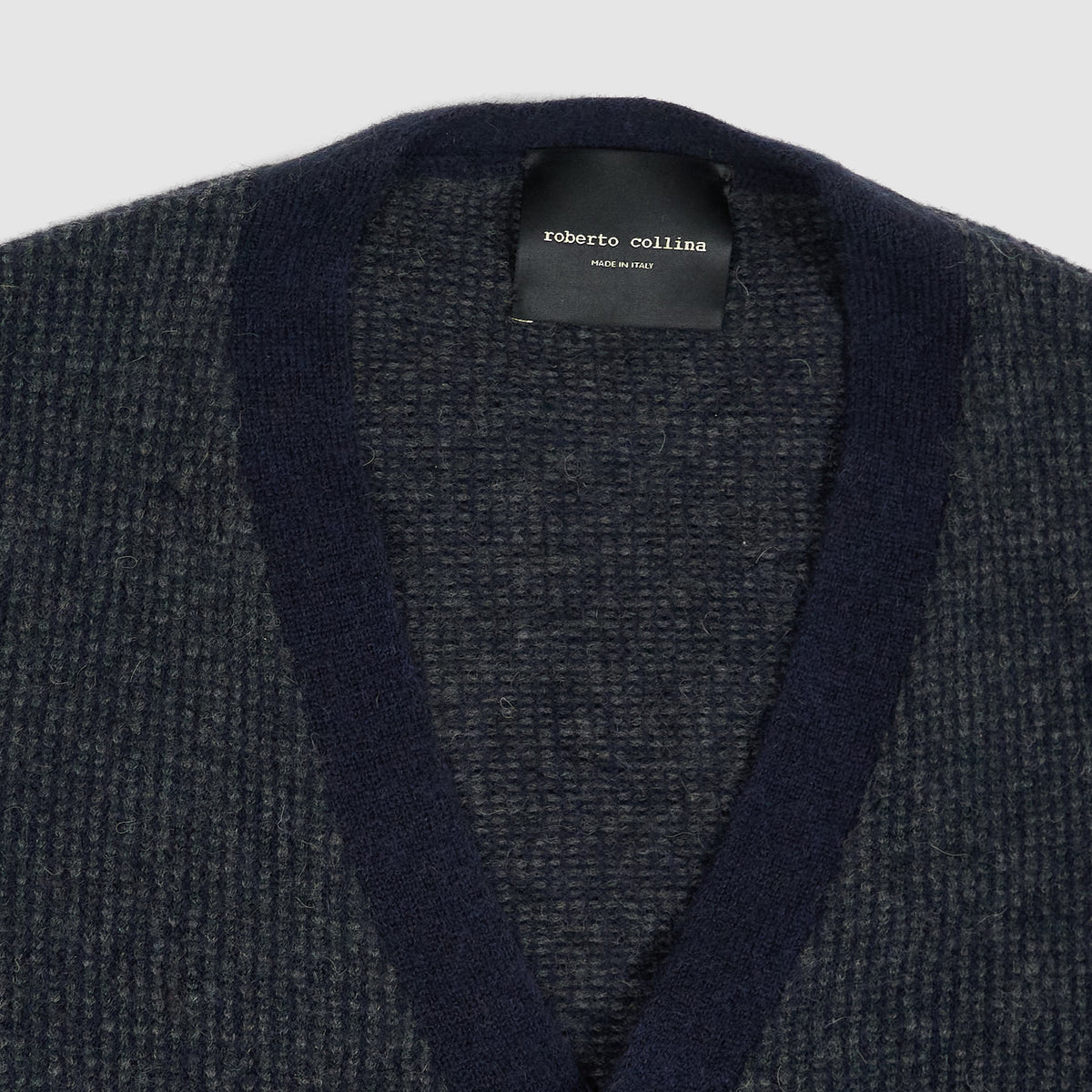 Roberto Collina Bicolor Baby Camel Cardigan