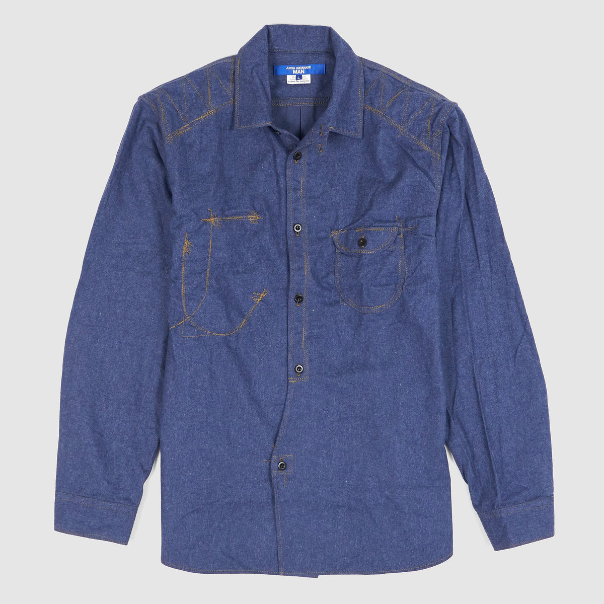 Junya Watanabe MAN Denim Flannel Overshirt