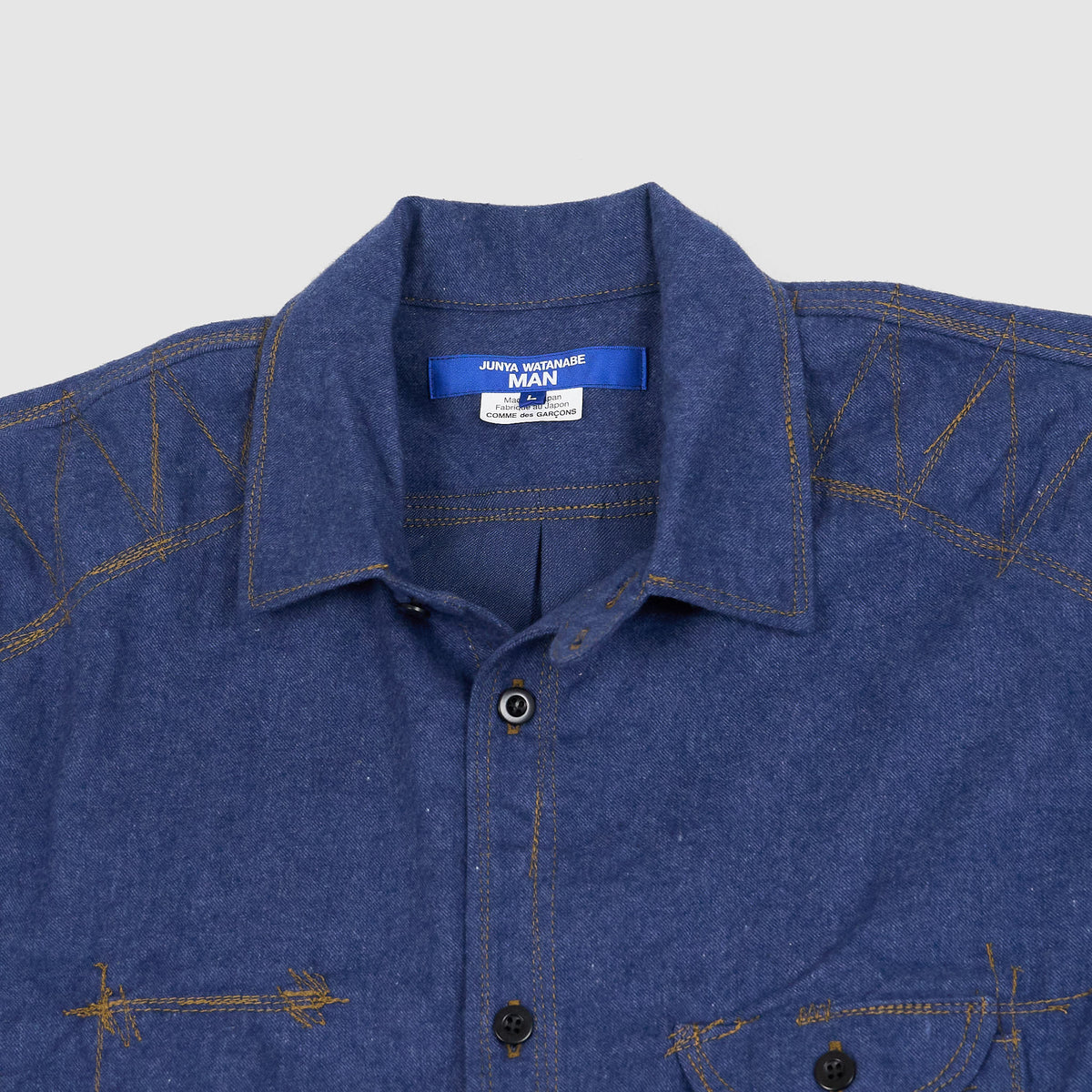 Junya Watanabe MAN Denim Flannel Overshirt