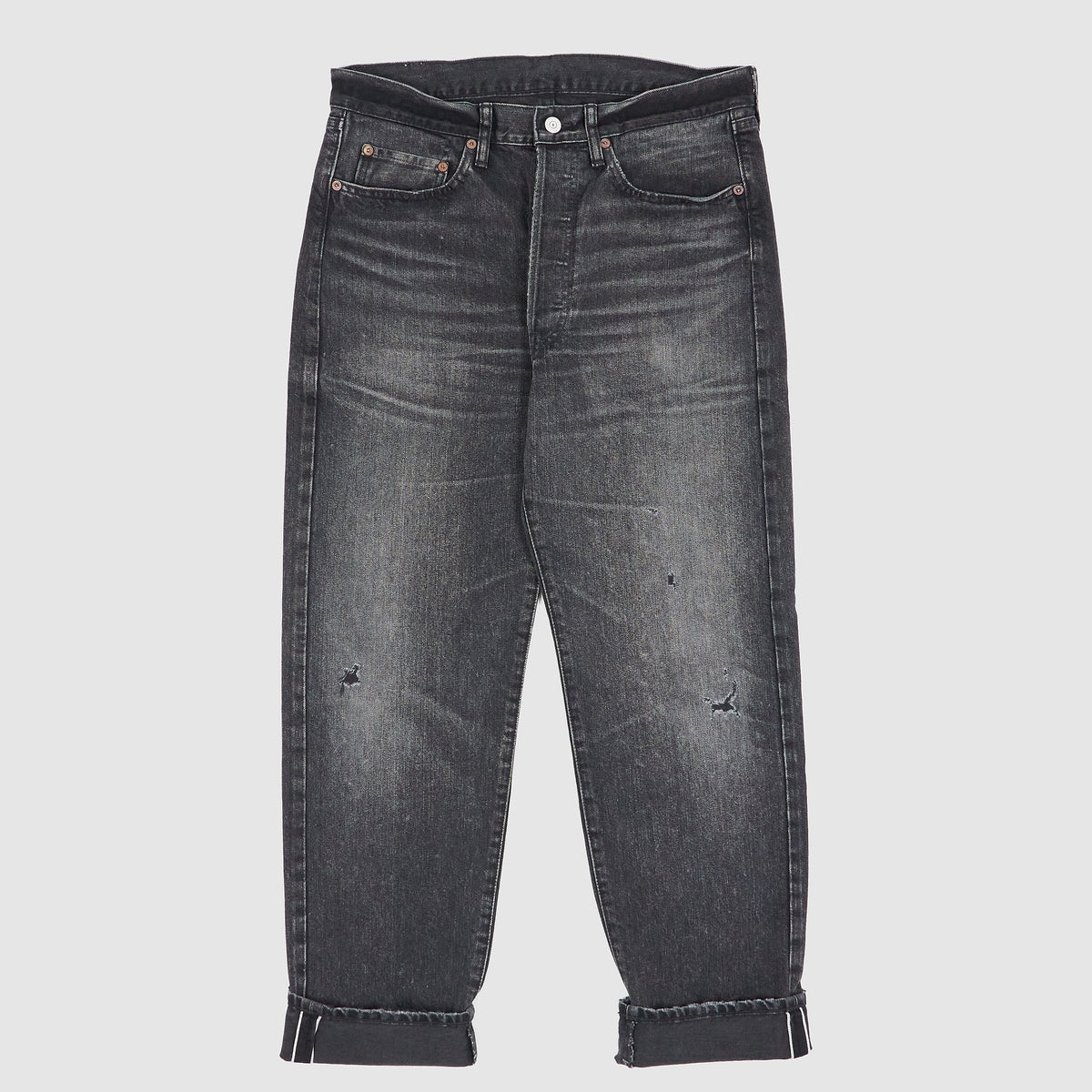 Junya Watanabe MAN x New Manual Repaired 5 Pocket Black Denim Jeans