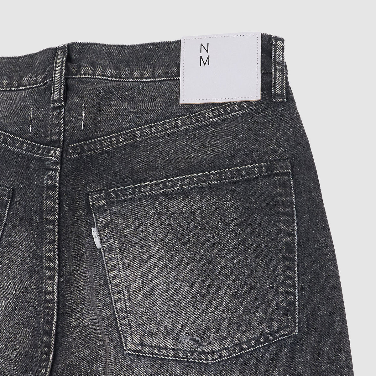 Junya Watanabe MAN x New Manual Repaired 5 Pocket Black Denim Jeans