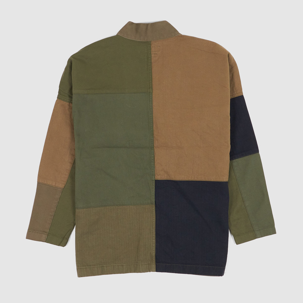 FDMTL Rinsed Military Patchwork Haori Jacket