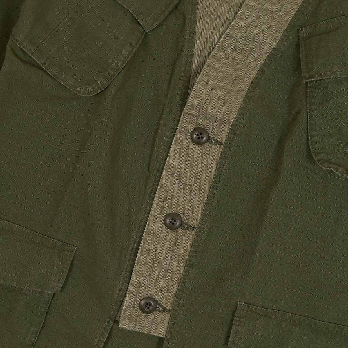 FDMTL Rinsed Haori Ripstop Jungle Jacket