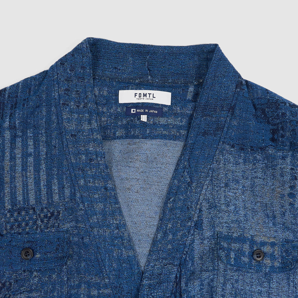 FDMTL Boro Jacquard Haori Shirt