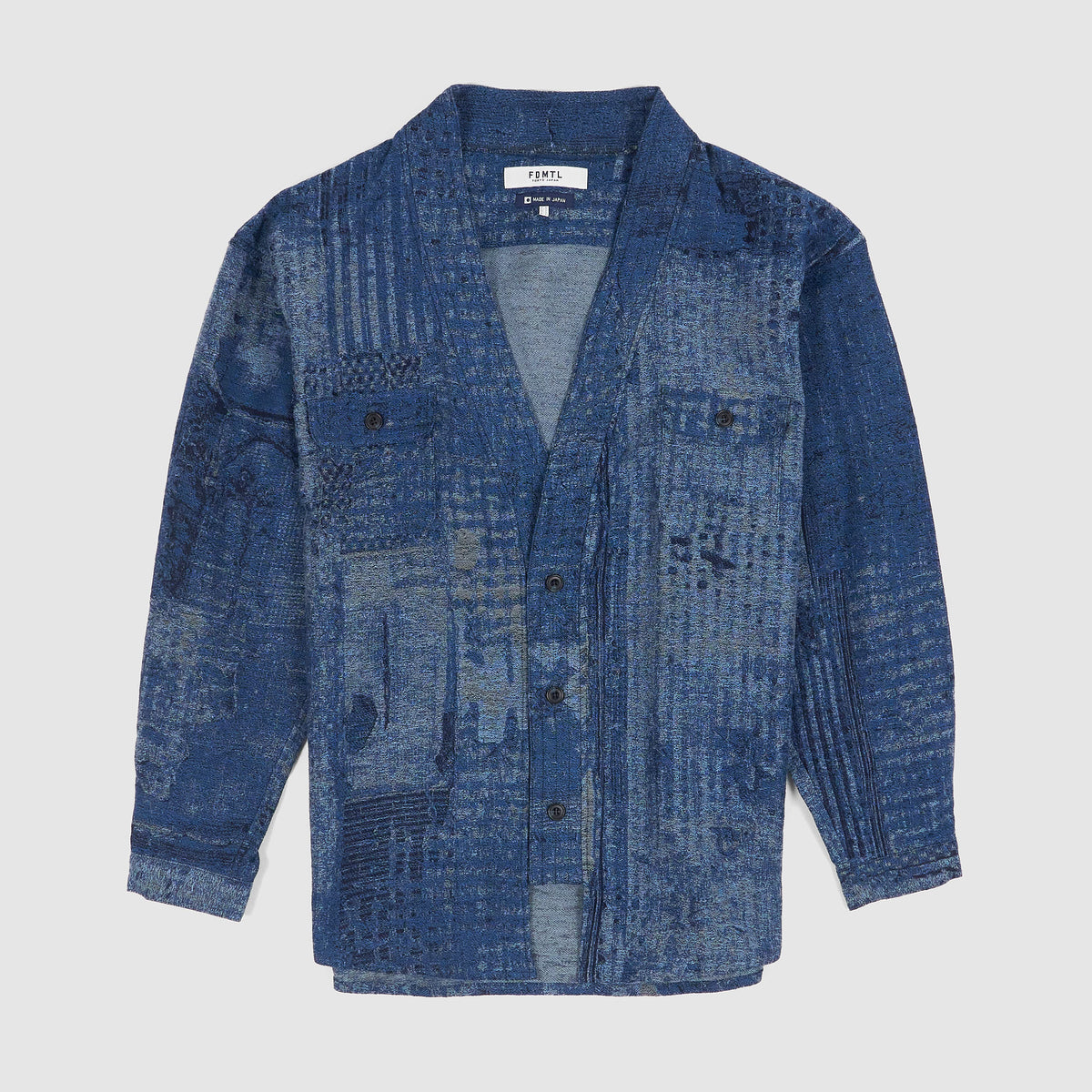 FDMTL Boro Jacquard Haori Shirt